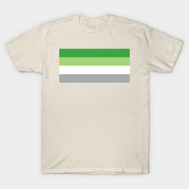 Aromantic flag T-Shirt by sovereign120